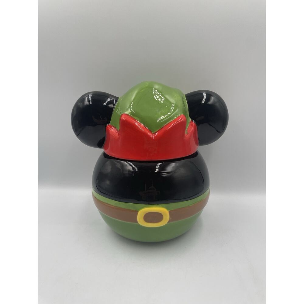 Disney Mickey Mouse Christmas Elf Canister/Cookie Jar 2025 NEW - FAST SHIPPING! - Picture 6 of 10